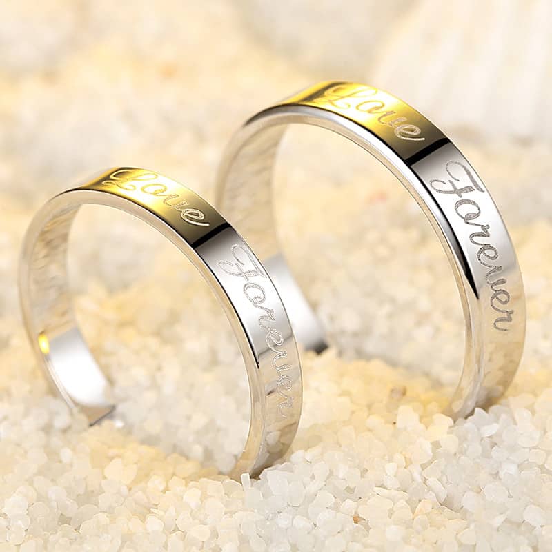 (image for) Matching Love Forever Rings for Couples