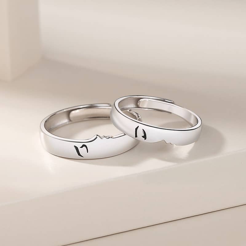 (image for) Matching Kissing Rings for Boyfriend and Girlfriend